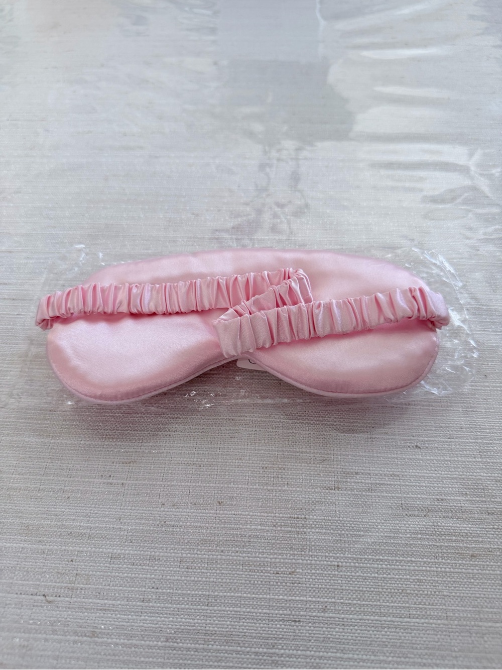 Pretty Pink Satin Sleep Mask - Picture 2 of 2